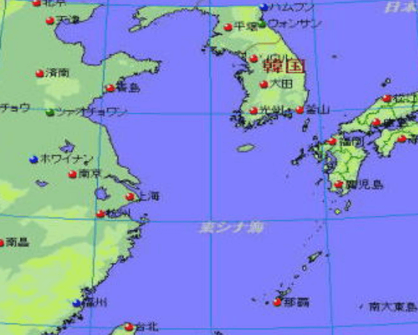 日本・韓国・中国