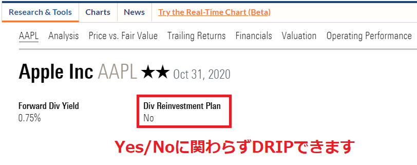 div reinvesment plan firstrade